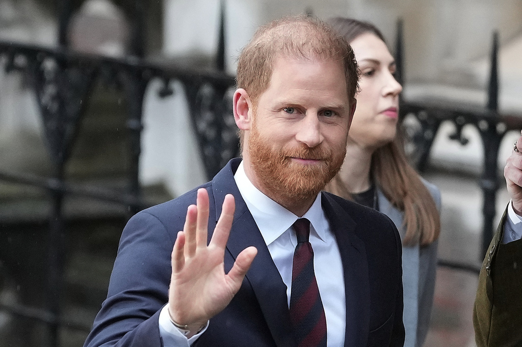 FILE - Britain's Prince Harry arrives at London's High Court to lead a group accusing the Daily Mail's publisher of privacy invasion through unlawful tactics in a trial that is part of a wider phone hacking scandal in London, Jan. 21, 2026. (AP Photo/Kirsty Wigglesworth, File)