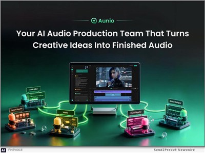 IMAGE CAPTION: Your AI audio production team that turns creative ideas into finished audio. | FineVoice today announced the launch of Aunio, an end-to-end AI audio production agent designed to help anyone create professional, publish-ready audio without a dedicated audio production team. Rather than generating individual audio assets in isolation, Aunio understands the content and context of a project and coordinates capabilities.