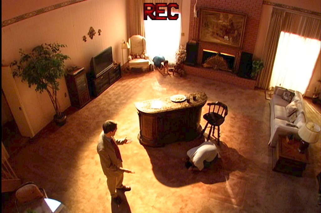 This image released by A24 shows Robert Pattinson, left, in a scene from the film "Primetime." (A24 via AP)