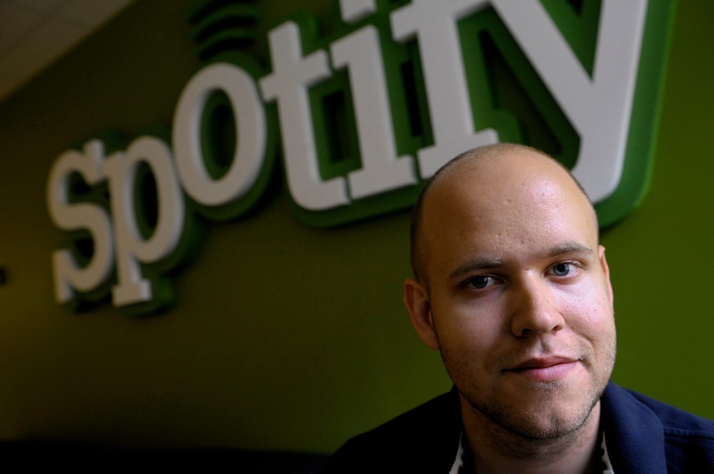 FILE - Spotify founder and CEO Daniel Ek poses for a photo in Stockholm, Sweden, June 18, 2009. (Janerik Henriksson, TT News Agency, File)