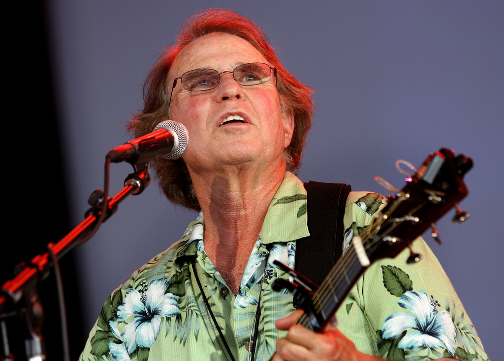 FILE - Country singer Joe McDonald plays during the Heros of Woodstock concert at Bethel Woods Center for the Arts in Bethel, N.Y., Saturday, Aug. 15, 2009, marking the 40th anniversary of the original 1969 Woodstock concert. (AP Photo/Craig Ruttle, File)