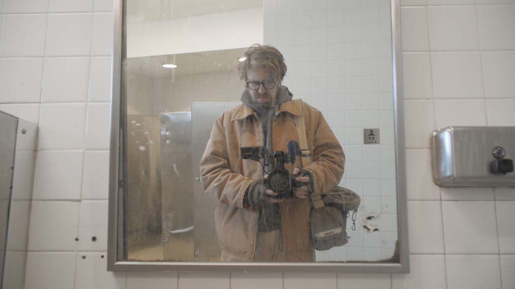 This image released by Magnolia Pictures shows John Wilson in a scene from "The History of Concrete." (Magnolia Pictures via AP)