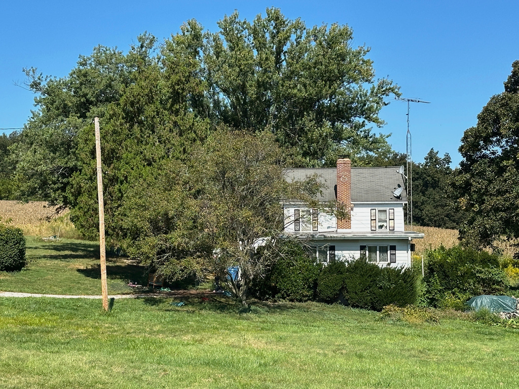 The property on Thursday, Sept. 18, 2025, near where police were shot during a domestic investigation on Wednesday in North Codorus, Pa. (AP Photo/Tassanee Vejpongsa)