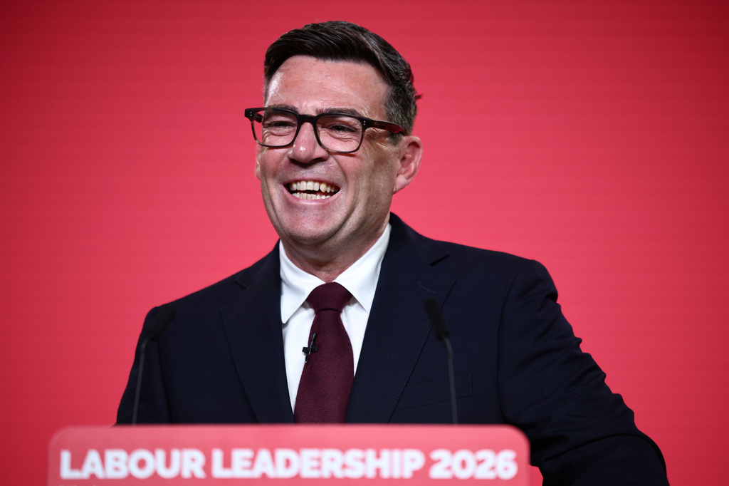 Andy Burnham speaks after being confirmed as the Labour Party's new leader and the country's next prime minister, during 'Labour's Special Conference' in central London, Friday July 17, 2026. (Henry Nicholls/Pool Photo via AP)
