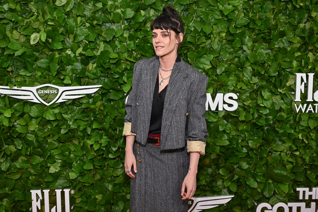 Kristen Stewart attends The Gotham Film Awards at Cipriani Wall Street on Monday, Dec. 1, 2025, in New York. (Photo by Evan Agostini/Invision/AP)