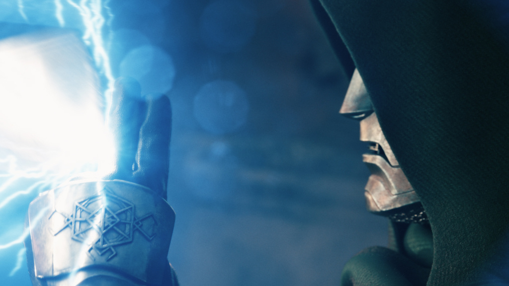 This image released by Marvel shows Doctor Doom in a scene from "Avengers: Doomsday." (Marvel via AP)