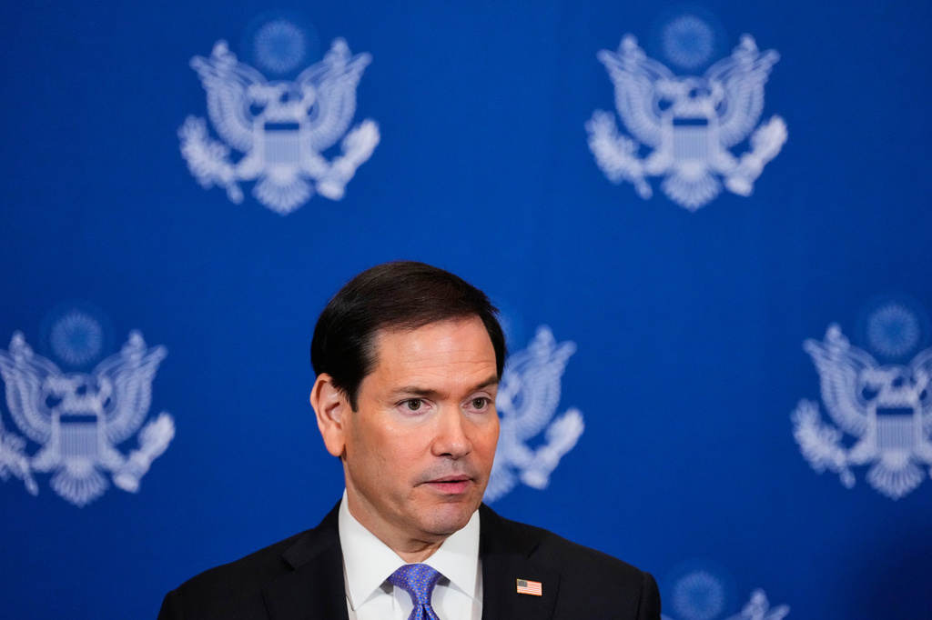 United States Secretary of State Marco Rubio speaks to the media after meeting with Russian Foreign Minister Sergey Lavrov, Wednesday, Sept. 23, 2026, in New York. (AP Photo/Yuki Iwamura)