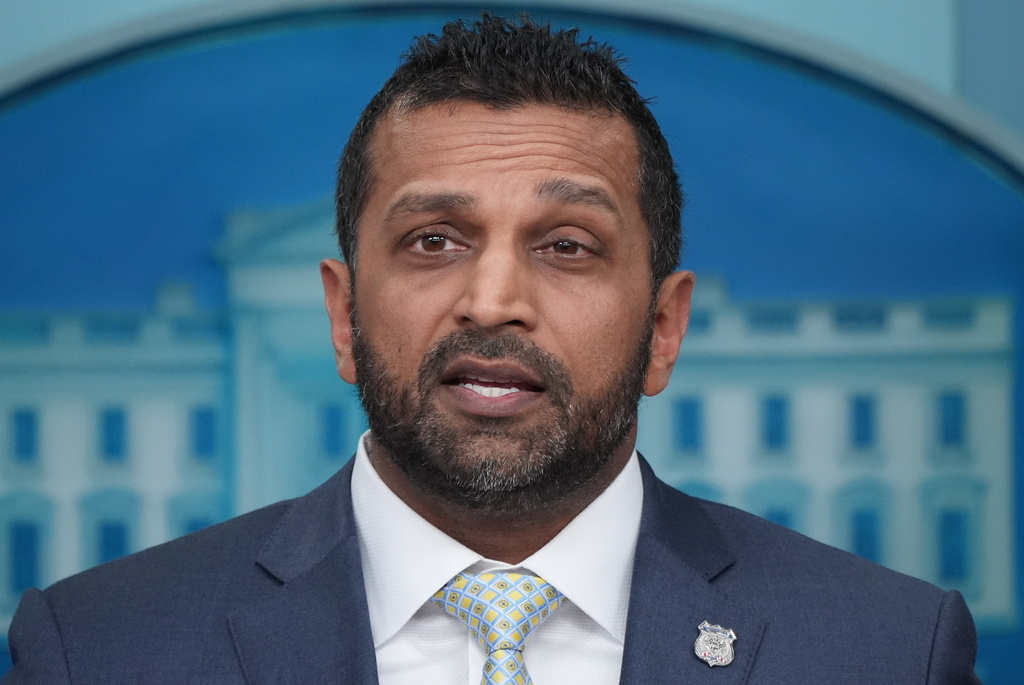 FILE - FBI Director Kash Patel White House speaks during a press briefing at the White House, Wednesday, Nov. 12, 2025, in Washington. (AP Photo/Jacquelyn Martin, File)