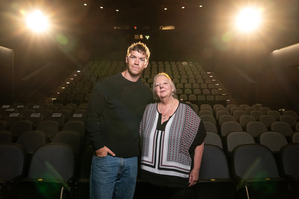 Will Poulter, left, and Annette Deao pose for a portrait to promote "Union County" on Friday, Aug. 7, 2026, in Cleveland. (Photo by Amy Harris/Invision/AP)