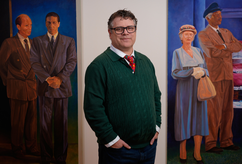 SAG-AFTRA president Sean Astin poses for a portrait at his office in Los Angeles on Dec. 19, 2025. (AP Photo/Chris Pizzello)