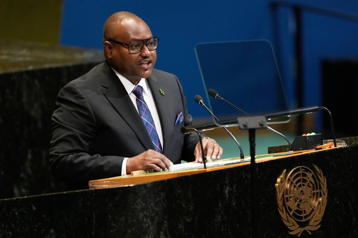 Mulambo Hamakuni Haimbe, Minister for Foreign Affairs of Zambia, addresses the 80th session of the United Nations General Assembly at United Nations headquarters, Monday, Sept. 29, 2025. (AP Photo/Seth Wenig) Mulambo Hamakuni Haimbe, Minister for Foreign Affairs of Zambia, addresses the 80th session of the United Nations General Assembly at United Nations headquarters, Monday, Sept. 29, 2025. (AP Photo/Seth Wenig)