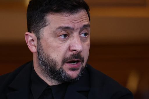 Ukraine's President Volodymyr Zelenskyy, speaks during a 'Coalition of the Willing' meeting of international partners on Ukraine at the Foreign, Commonwealth, and Development Office (FCDO) in central London, Friday Oct. 24, 2025. (Henry Nicholls/Pool Photo via AP) Ukraine's President Volodymyr Zelenskyy, speaks during a 'Coalition of the Willing' meeting of international partners on Ukraine at the Foreign, Commonwealth, and Development Office (FCDO) in central London, Friday Oct. 24, 2025. (Henry Nicholls/Pool Photo via AP)