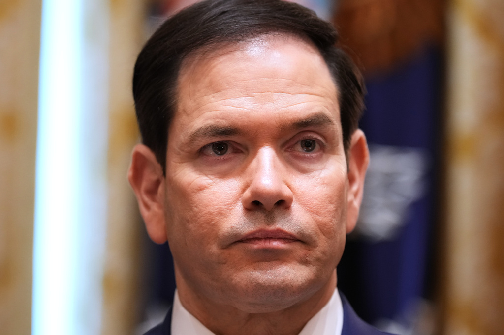Secretary of State Marco Rubio attends a Cabinet meeting at the White House, Wednesday, May 27, 2026, in Washington. (AP Photo/Jacquelyn Martin)