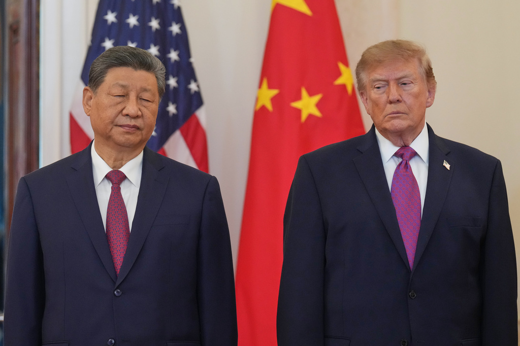 President Donald Trump and China's President Xi Jinping participate in an arrival ceremony in the Grand Foyer of the White House, Thursday, Sept. 24, 2026, in Washington. (AP Photo/Jacquelyn Martin)