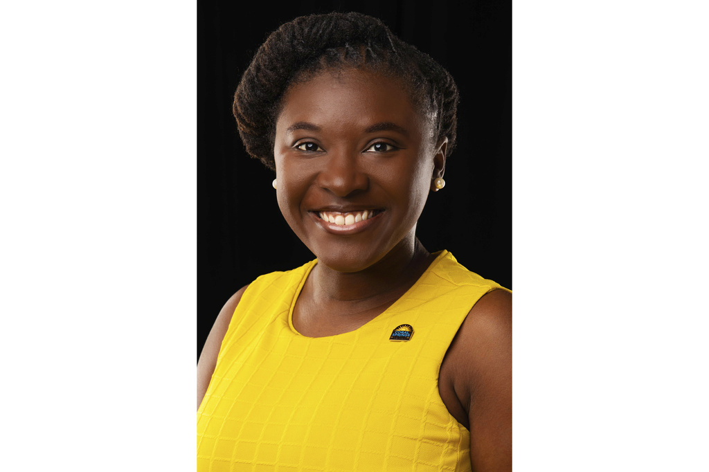 This undated photo provided by City of Coral Springs shows Coral Springs Vice Mayor Nancy Metayer. (City of Coral Springs via AP)