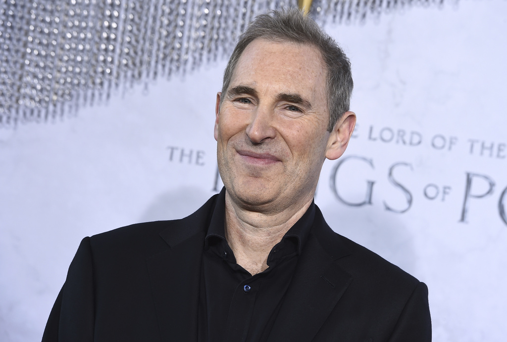 FILE - Andy Jassy, Amazon president and CEO, attends the premiere of &quot;The Lord of the Rings: The Rings of Power&quot; at The Culver Studios on Monday, Aug. 15, 2022, in Culver City, Calif parts of its business, shuttering stores and slashing 29,000 jobs in an effort to reduce costs. (Photo by Jordan Strauss/Invision/AP, File)