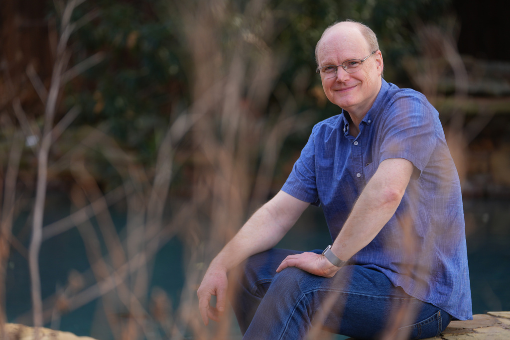 Dr. Daniel Moore poses for The Associated Press Feb. 2, 2026, in Coppell, Texas. (AP Photo/Julio Cortez)