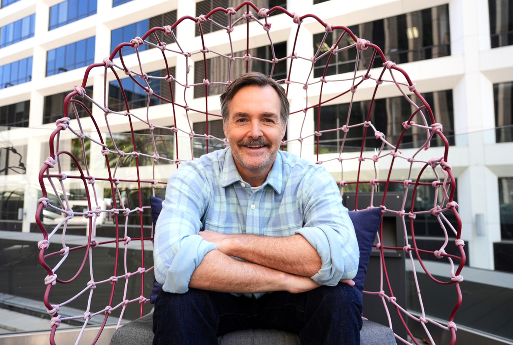 Will Forte poses for a portrait to promote the film "Coyote vs. Acme" on Tuesday, June 9, 2026, in Los Angeles. (AP Photo/Chris Pizzello)