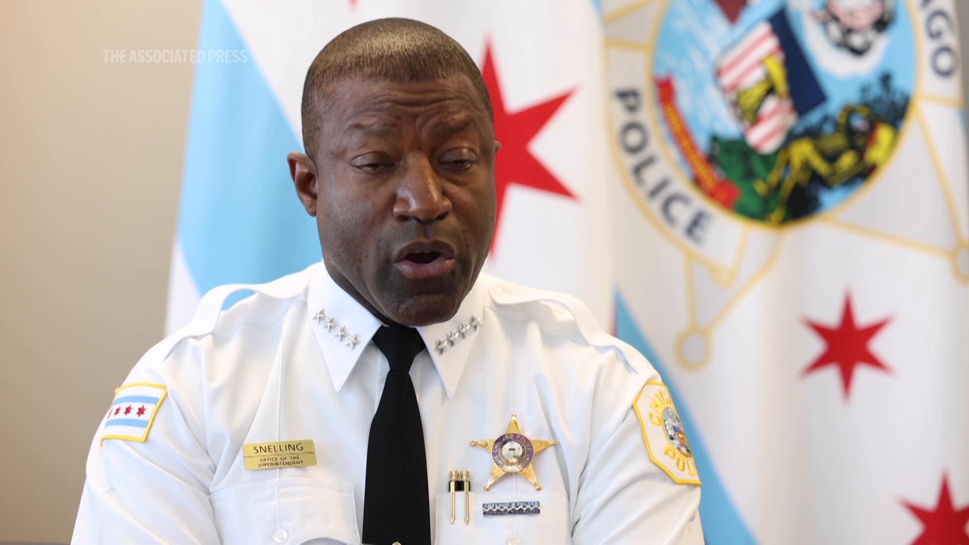 Chicago's police superintendent is touting extensive officer training as a critical part of the city&rsquo;s preparations for the Democratic National Convention (AP video:Teresa Crawford)