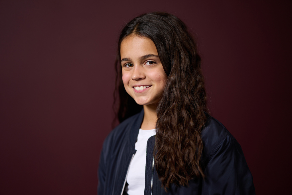 Arabella Stanton poses for portrait photographs to promote the Audible "Harry Potter" Series on Sunday, July 20, 2025, in London. (Photo by Scott A Garfitt/Invision/AP)