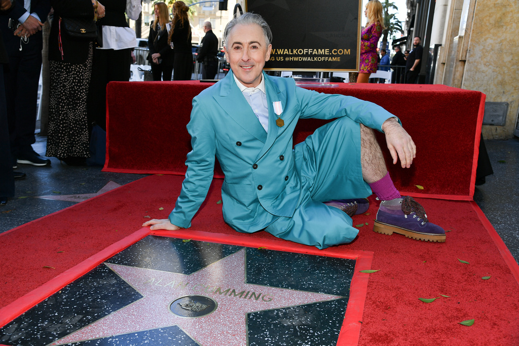 Alan Cumming poses during a ceremony honoring Cumming with a star on the Hollywood Walk of Fame in Los Angeles, Thursday, Jan. 8, 2026. (Photo by Richard Shotwell/Invision/AP)