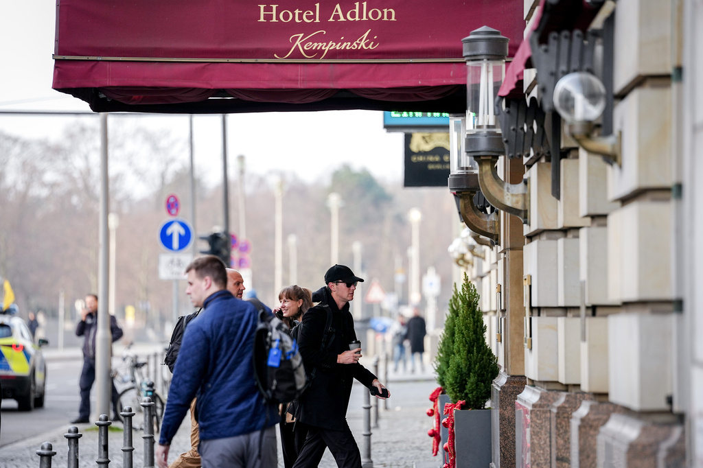 Jared Kushner, entrepreneur and former chief adviser to President Donald Trump, arrives for talks between representatives of the U.S. and Ukraine at the Hotel Adlon, in Berlin, Sunday, Dec. 14, 2025. (Kay Nietfeld/dpa via AP)