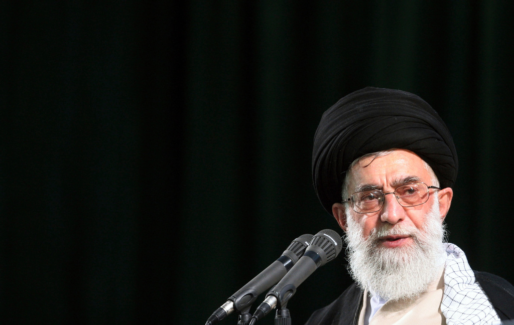 FILE - Iran's Supreme Leader Ayatollah Ali Khamenei speaks at a commemoration marking the 18th anniversary of death of Iran's late leader Ayatollah Ruhollah Khomeini, the founder of Islamic revolution, in Tehran, Iran, June 4, 2007. (AP Photo/Hasan Sarbakhshian, File)