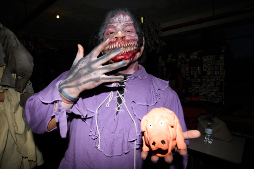 Alan Tucker poses for a portrait at the Erebus Haunted House, Oct. 4, 2025, in Pontiac, Mich. (AP Photo/Ryan Sun) Alan Tucker poses for a portrait at the Erebus Haunted House, Oct. 4, 2025, in Pontiac, Mich. (AP Photo/Ryan Sun)