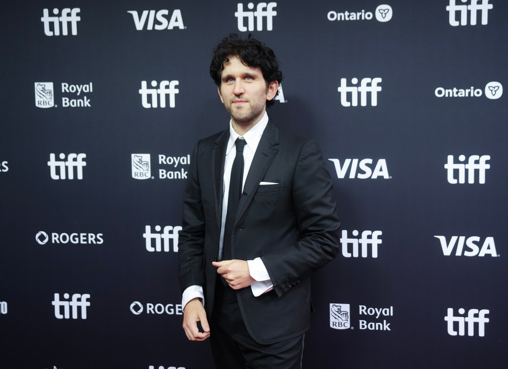 Actor Harry Melling poses on the red carpet for the movie "Stuffed" during the Toronto International Film Festival in Toronto on Thursday, Sept. 10, 2026. (Nathan Denette/The Canadian Press via AP)
