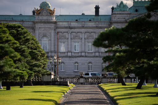 Cars, including an American Ford F-150 truck are seen in the courtyard of the Akasaka Palace during President Donald Trump's visit in Japan, in Tokyo, Tuesday, Oct. 28, 2025. (AP Photo/Louise Delmotte) Cars, including an American Ford F-150 truck are seen in the courtyard of the Akasaka Palace during President Donald Trump's visit in Japan, in Tokyo, Tuesday, Oct. 28, 2025. (AP Photo/Louise Delmotte)