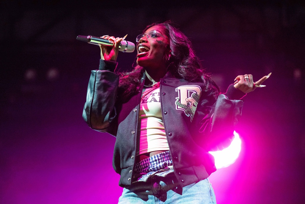 Doechii performs at One Musicfest in Atlanta on Oct. 26, 2025. (Photo by Paul R. Giunta/Invision/AP)