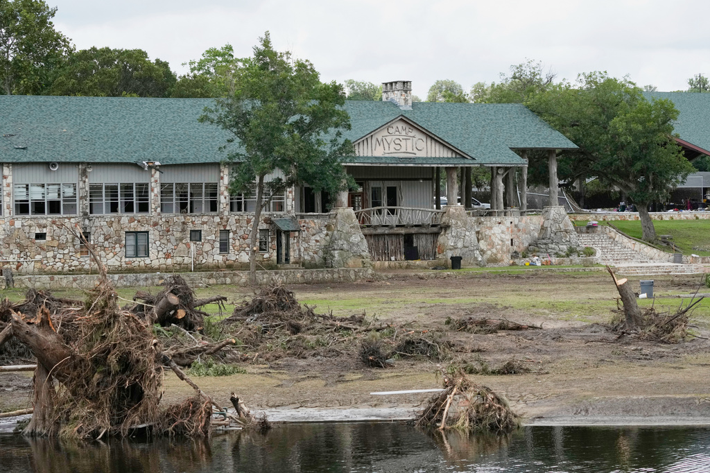 FILE - Camp Mystic in Hunt, Texas, on July 9, 2025. (AP Photo/Ashley Landis, File)