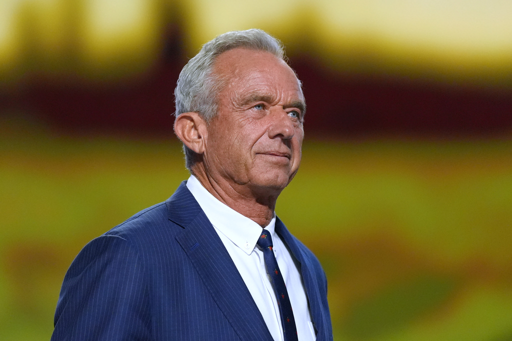 Health and Human Services Secretary Robert F. Kennedy Jr., arrives to speak at the Republican convention Thursday, Sept. 10, 2026, in Dallas (AP Photo/Jacquelyn Martin)