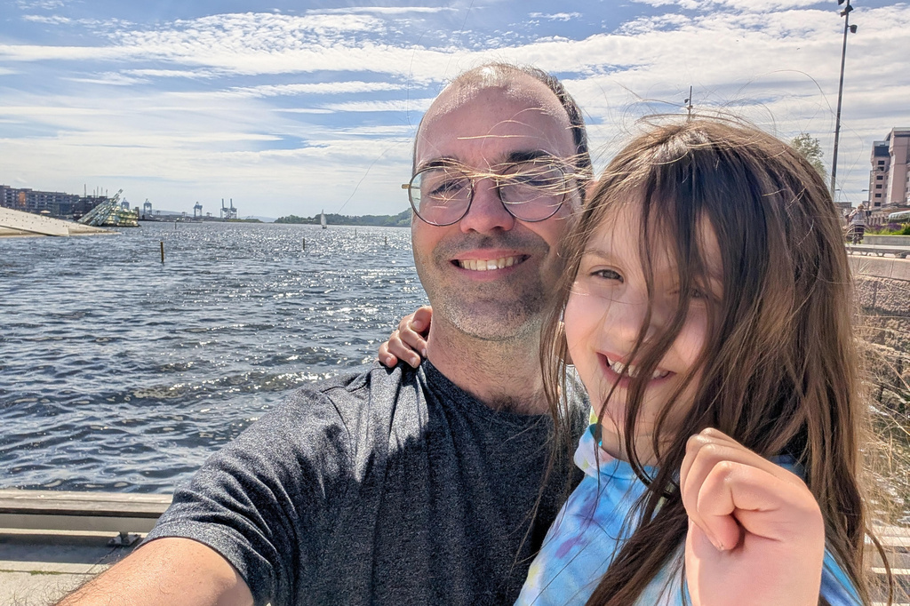 This undated photo provided by David Streever on Tuesday, June 30, 2026, shows David Streever and his daughter. (David Streever via AP)