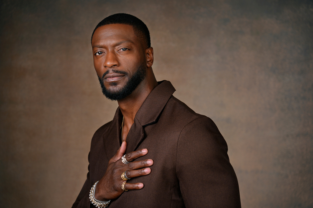 FILE - Aldis Hodge poses for a portrait in Los Angeles on Oct. 28, 2024. (AP Photo/Chris Pizzello, File)