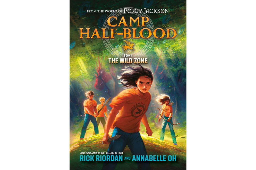 This cover image released by Random House Books for Young Readers shows "The Wild Zone: Camp Half-Blood" by Rick Riordan and Annabelle Oh. (Random House Books for Young Readers via AP)
