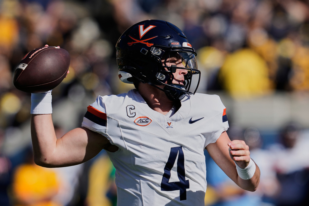 Virginia QB Chandler Morris injured in first half vs. Wake Forest and ruled out for rest of game