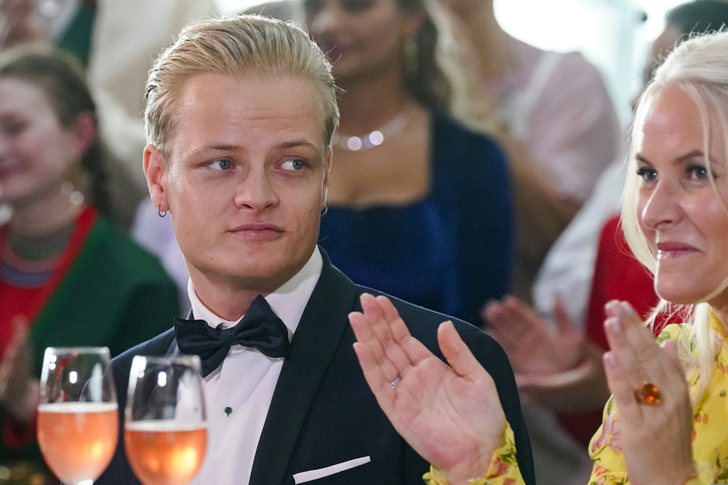 FILE - Norway's Marius Borg Hoiby and Crown Princess Mette-Marit in Oslo, June 16, 2022. (Lise Aserud/NTB via AP, File)