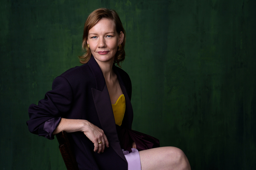 FILE - Sandra Huller poses for a portrait during the 96th Academy Awards Oscar nominees luncheon in Beverly Hills, Calif., on Feb. 12, 2024. (AP Photo/Chris Pizzello, File)