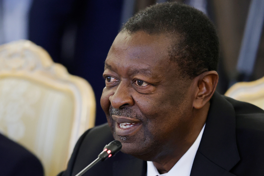 FILE - Musalia Mudavadi speaks during his meeting with Russian Foreign Minister Sergey Lavrov at Zinaida Morozova's Mansion in Moscow, Monday, March 16, 2026. (Tatyana Makeyeva/Pool Photo via AP, file)