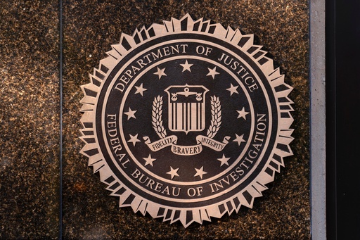 FILE - The seal of the Federal Bureau of Investigation is displayed at its headquarters in Washington, Nov. 18, 2024. (AP Photo/Jose Luis Magana, File) FILE - The seal of the Federal Bureau of Investigation is displayed at its headquarters in Washington, Nov. 18, 2024. (AP Photo/Jose Luis Magana, File)