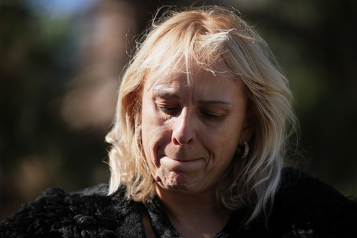 Diana Hrka, the mother of Stefan Hrka, a young man who died when the canopy of the railway station in Novi Sad fell reacts during an interview with The Associated Press, in Belgrade, Serbia, Tuesday, Oct. 14, 2025. (AP Photo/Darko Vojinovic) Diana Hrka, the mother of Stefan Hrka, a young man who died when the canopy of the railway station in Novi Sad fell reacts during an interview with The Associated Press, in Belgrade, Serbia, Tuesday, Oct. 14, 2025. (AP Photo/Darko Vojinovic)