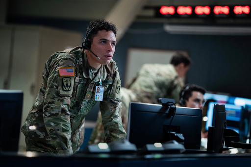 This image released by Netflix shows Anthony Ramos in a scene from "A House of Dynamite." (Eros Hoagland/Netflix via AP) This image released by Netflix shows Anthony Ramos in a scene from "A House of Dynamite." (Eros Hoagland/Netflix via AP)