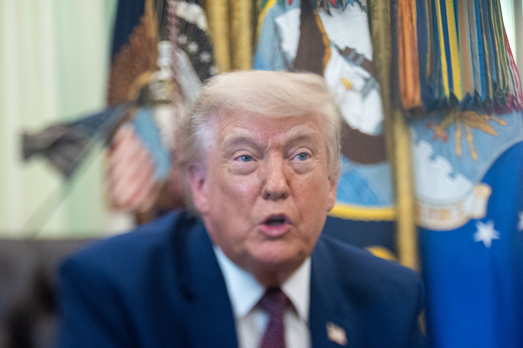 President Donald Trump speaks in the Oval Office of the White House, Wednesday, June 3, 2026, in Washington. (AP Photo/Alex Brandon)