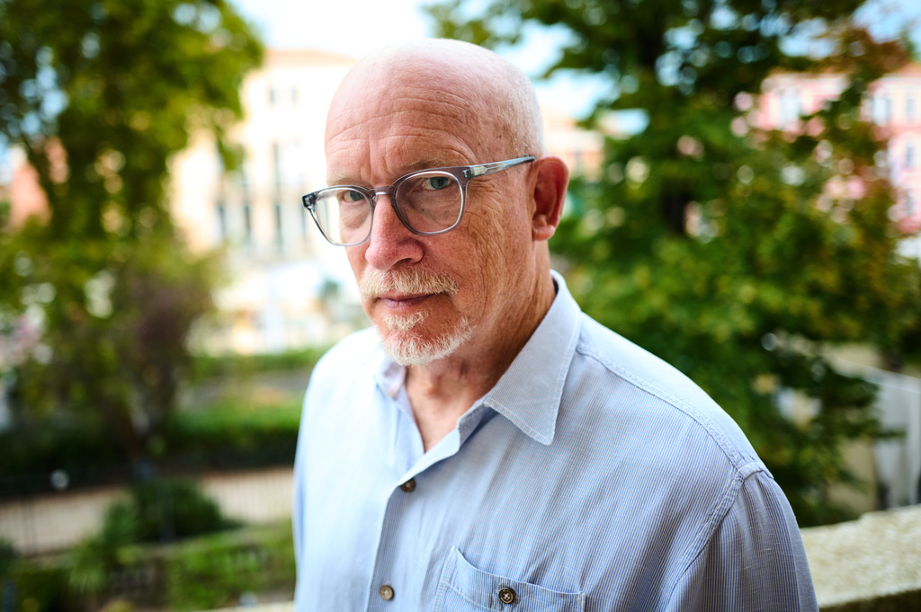 Director Alex Gibney poses for portrait photographs for the film 'Musk' during the 83rd edition of the Venice Film Festival in Venice, Italy, on Wednesday, Sept. 9, 2026. (Photo by Scott A Garfitt/Invision/AP)