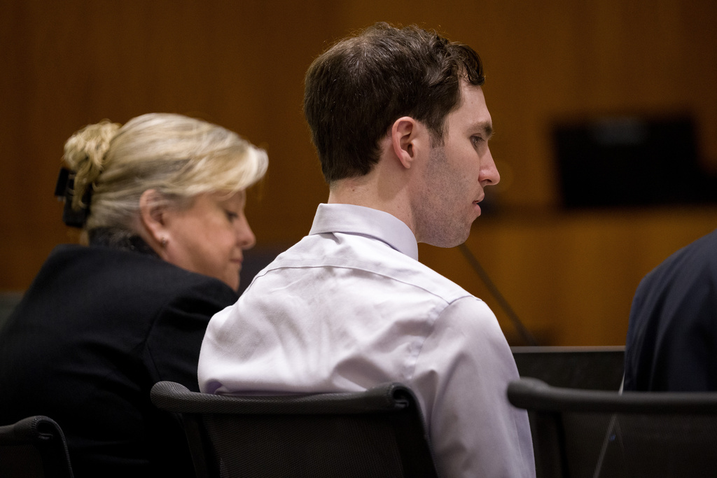 Tyler Robinson, accused in the fatal shooting of Charlie Kirk, sits to the right of defense attorney Kathryn Nester during a hearing in 4th District Court, in Provo, Utah, Tuesday, Feb. 3, 2026. (Trent Nelson/The Salt Lake Tribune via AP, Pool)