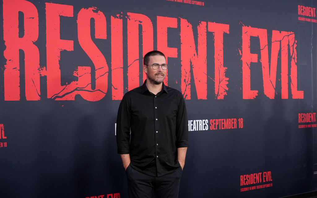 Zach Cregger, co-writer/director of "Resident Evil," arrives at the premiere of the film on Tuesday, Sept. 15, 2026, in Los Angeles. (AP Photo/Chris Pizzello)