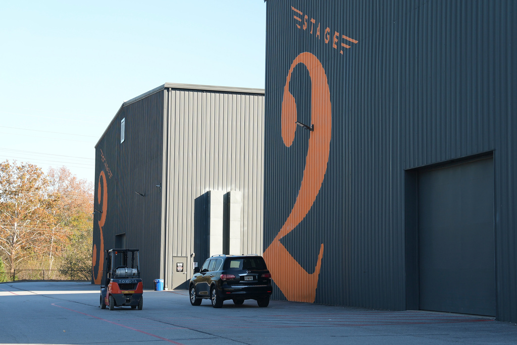Shadowbox Studios stages are pictured in Atlanta, Wednesday, Nov. 12, 2025. (AP Photo/Emilie Megnien)