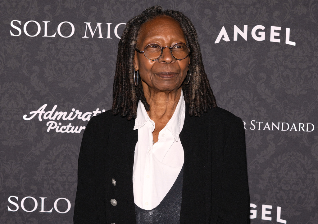 FILE - Whoopi Goldberg attends the premiere of "Solo Mio" in New York on Jan. 27, 2026. (Photo by CJ Rivera/Invision/AP, File)