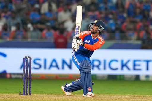 India's Tilak Varma bats during the Asia Cup cricket final between India and Pakistan at Dubai International Cricket Stadium, United Arab Emirates, Sunday, Sept. 28, 2025. (AP Photo/Altaf Qadri) India's Tilak Varma bats during the Asia Cup cricket final between India and Pakistan at Dubai International Cricket Stadium, United Arab Emirates, Sunday, Sept. 28, 2025. (AP Photo/Altaf Qadri)
